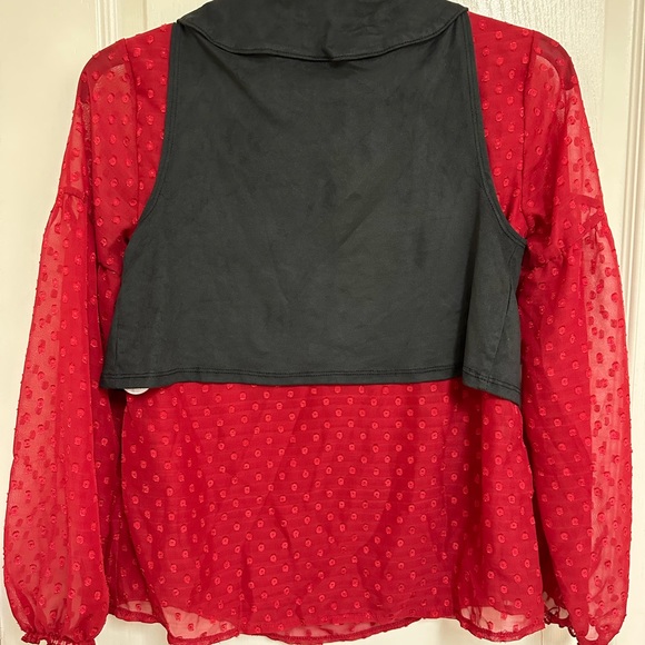 wonder nation Shirts & Tops 3 For 2 Big Girl Blouse With Vest